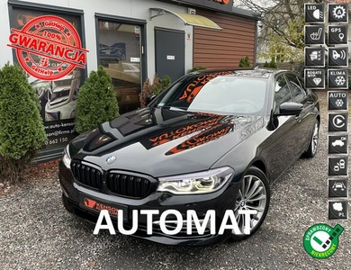 BMW 520 Skórzana kierownica, Kamera 360, Nawigacja, Wirtualny kokpit, LED G30/G31 (2017-2023)