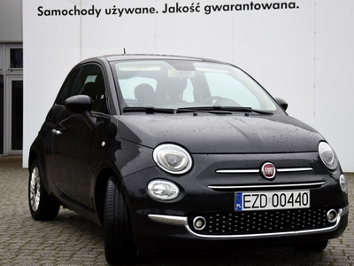 Fiat 500 Bogato wyposażony Lounge, 86KM TwinAir, Serwis ASO, 100% bezwypadkowy