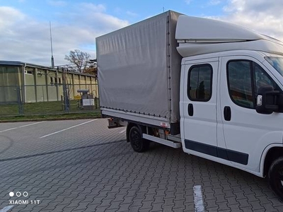 Fiat Ducato 2,3D 120 KM skrzynia z plandeka, doka, dubel,