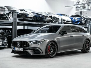 Mercedes CLA 45 AMG Salon PL. Gwarancja. Fotele AMG Performance Advanced. FV23%,