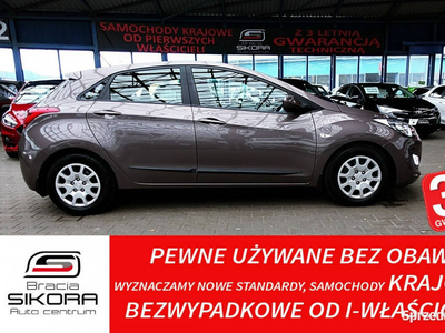 Hyundai i30 3 Lata GWARANCJA 1WŁ Kraj Bezwypad 1.4i 16V Led+Esp 6-biegów I…