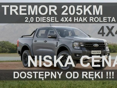 Nowy Ranger Tremor 205KM 4x4 Roleta Hak Niska cena Od ręki ! 2589 zł