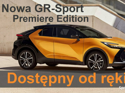 Toyota C-HR Nowa 197KM GR Sport Premiere Edition Super Cena…