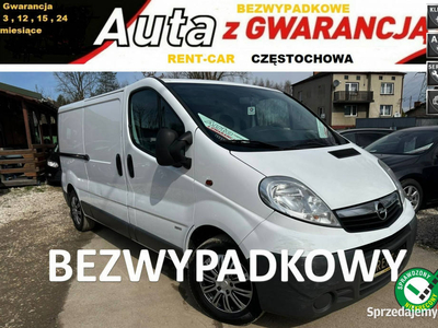 Opel Vivaro Long 115PS Ciężarowy 3-Osoby Bezwypadkowy Klima Serwis GWARANC…