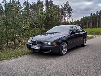 BMW E39 lift 520d beżowa skóra felgi 18 zamiana