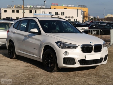 BMW X1 F48 , Salon Polska, Serwis ASO, 187 KM, Automat, VAT 23%, Skóra,