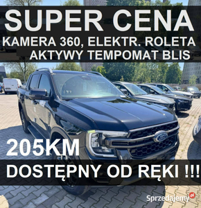 Ford Ranger Nowy Ranger Wildtrak 205KM 4x4 Rolera Kamera 360 Niska Cena 26…