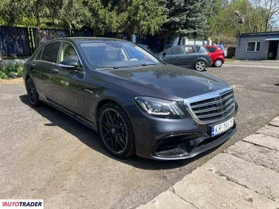 Mercedes S-klasa 4.0 benzyna 612 KM 2019r. (Komorniki)