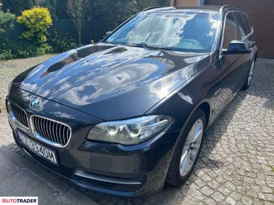 BMW 518 2.0 diesel 150 KM 2014r. (zielona)