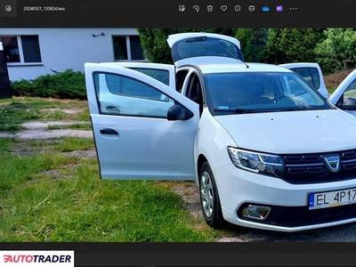 Dacia Sandero 1.0 benzyna 75 KM 2019r. (Łódź)