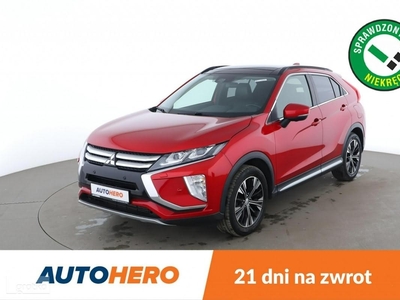 Mitsubishi Eclipse Cross automat/4x4/skóra/navi/kamera/panorama/grzane fotele/ks. serwisowa/h