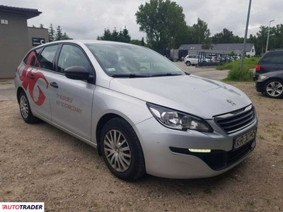 Peugeot 308 1.6 diesel 92 KM 2014r. (Komorniki)