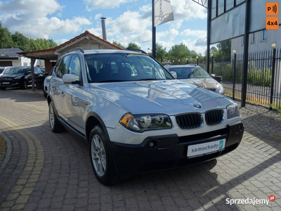 BMW X3 BMW X3 2005r 2.0 diesel 150km 4x4 grzane fotele hak klima E83 (2003…