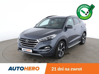 Hyundai Tucson III automat, jasne skóry, full LED, panorama, navi, el. klapa, el. fotel