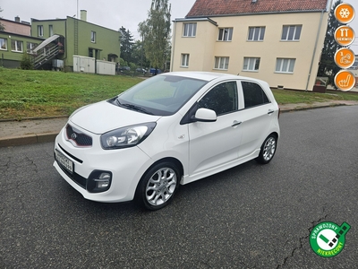 Kia Picanto II Opłacona Zdrowa Zadbana Serwisowana z Klima Alu 2 Kmpl Kół 1 Wł