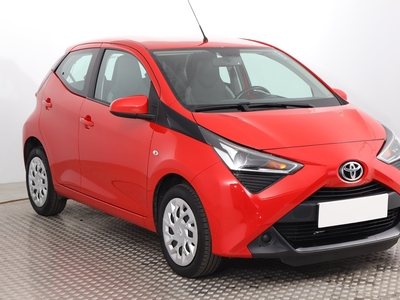 Toyota Aygo , Salon Polska, Serwis ASO, VAT 23%, Klima, Tempomat,