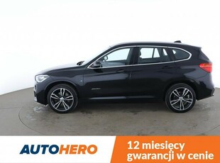 BMW X1 25d M Sport Automat Navi Tempomat Grzane Sportsitze Czarny Sufit LED