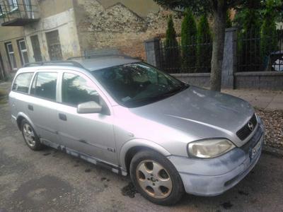 Opel Astra II kombi srebrny 1.6 kat. 1999r do poprawek