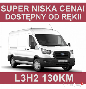 Ford Transit L3H2 130KM Furgon Super Niska Cena Dostępny od…