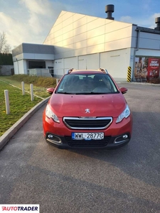 Peugeot 2008 1.2 benzyna 82 KM 2014r. (zielonka)