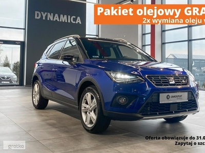 SEAT Arona -FR, salon PL, I właściciel, serwis ASO, gwarancja fabryczna, VAT