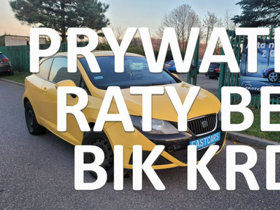 Seat Ibiza na PRYWATNE raty od 650 zł bez BIK KRD od FastCa…