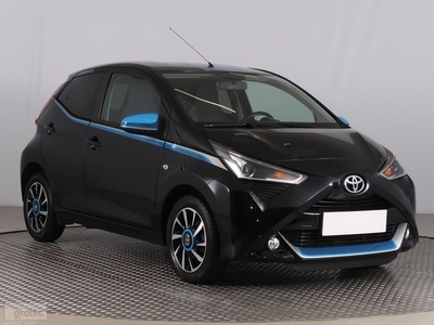 Toyota Aygo , Salon Polska, Serwis ASO, Skóra, Klima, Parktronic