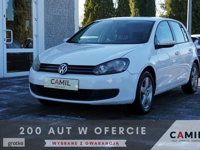 Volkswagen Golf VI 1,4 BENZYNA 122KM, Pełnosprawny, Zarejestrowany, Zadbany, Gwarancja