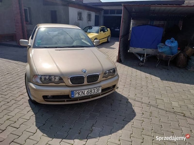 BMW e46 coupe zarejestrowana