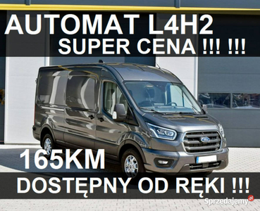 Ford Transit L4H2 165KM A10 Furgon 3-os. Dostępny od ręki !…