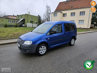 Volkswagen Caddy III Opłacony Zdrowy Zadbany Serwisowany MPI z Klima Alusy