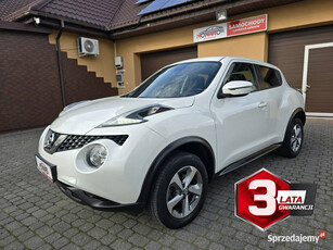 Nissan Juke 3 Lata Gwarancji ACENTA 1.6 112KM Biała Perła Salon Polska FV …