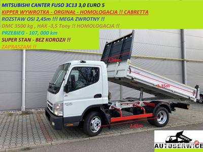 MITSUBISHI CANTER FUSO 3C13 EURO 5 KIPPER WYWROTKA OŚ-2,45 !