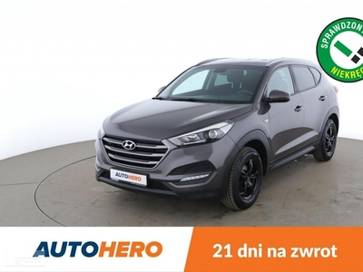 Hyundai Tucson III Navi, klima, multifunkcja, kamera i czujniki parkowania, grzane fote