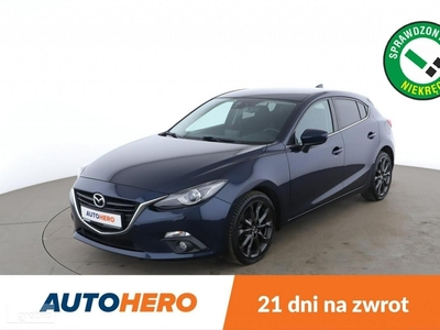 Mazda 3 III Bi-Xenon/ Pół-skóra /Podgrzewane fotele/ PDC/ Navi/ Klimatronik