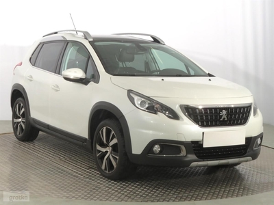 Peugeot 2008 , Salon Polska, Skóra, Navi, Klimatronic, Tempomat,