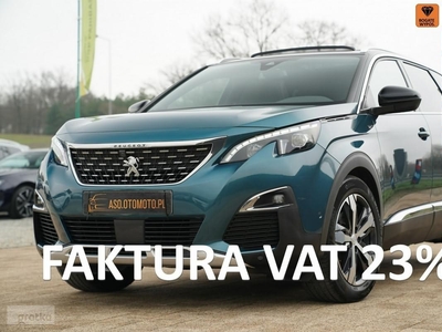 Peugeot 5008 II GT kamera BLIS el.klapa FUL LED skóra ACC masaze PANORAMA full opcja