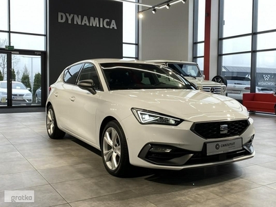 SEAT Leon III -FR 1.5TSI mhev 150KM DSG 2021 r., salon PL, I wł., f-a VAT