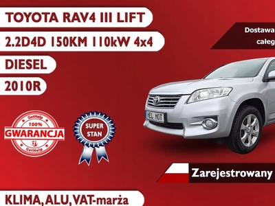 Toyota RAV4 III MPV Facelifting 2.2 D-4D 150KM 2010