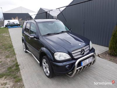 Mercedes ML 55 AMG, pojemność 5439 cm3, 347 KM. Fajna Baza