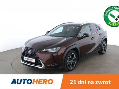 Lexus UX FV23 250h Hybrid Premium Navi Tempomat Skóra Grzane Fotele Kamera LE