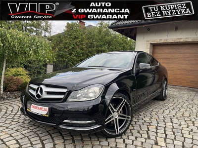 Mercedes-Benz Klasa C W204 C 180 CGI COUPE BlueEfficiency, NAVIGACJA, ALU 19