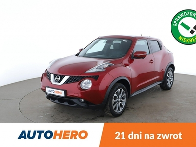 Nissan Juke Tekna Automat Panorama Navi Tempomat Xenon Kamera Skóra Grzane Fotel