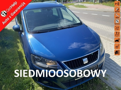 SEAT Alhambra II 7 m/CLIMAtronic/2 kpl. alufelg/Podgrz. fotele/Webasto/Hak/Kamera