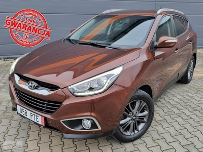 Hyundai ix35 2.0B 4x4, Bogaty, 2x Ledy, Kamera, Półskóra, Piękny Kolor, I rej 201