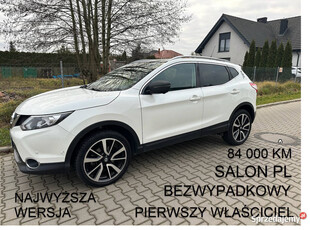 Nissan Qashqai 1.6 Dig-T Tekna, dach, pierw. wł, salon PL, przebieg 84 tys