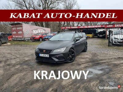 Seat Leon Salon PL - I WŁ - CUPRA - 290 KM - Czarny Mat - D…