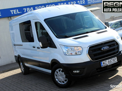 Ford Transit 7-osobowy SalonPL FV23% L3H2 Parktronic Tempomat Gwarancja VI…