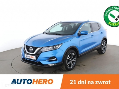 Nissan Qashqai II niski przebieg/ks. serwisowa/grzane fotele/kamera/navi/Bluetooth/tem