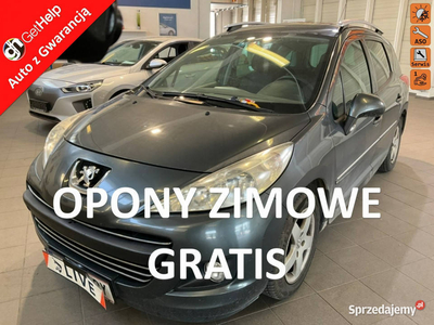 Peugeot 207 Benzyna, po liftingu, 2 kpl. opon, klimatyzacja, szklany dach,…